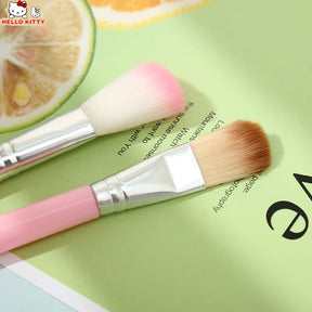 Hello Kitty Makeup Brush Set with Box  7pcs Set Kawaii Sanrio Y2k Accessories Kitty Eyeshadow Brushs Beauty Tool For Women Gifts